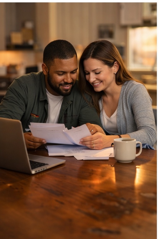 Family financial planning discussion